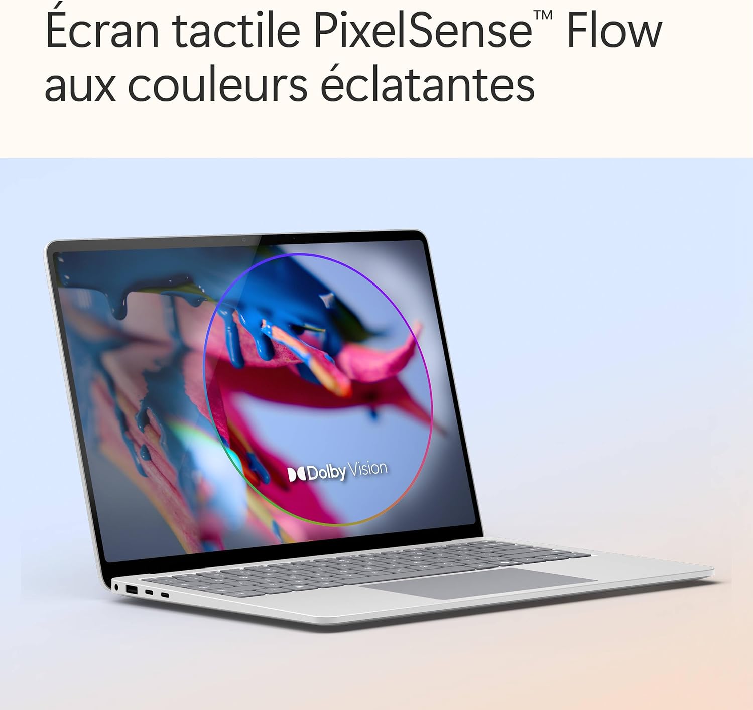 Microsoft Surface Laptop | Copilot+ PC | Ecran Tactile 13” | Snapdragon® X Elite | 16Go RAM | SSD 512Go| Dernier Modèle, 7ème Edition | Noir